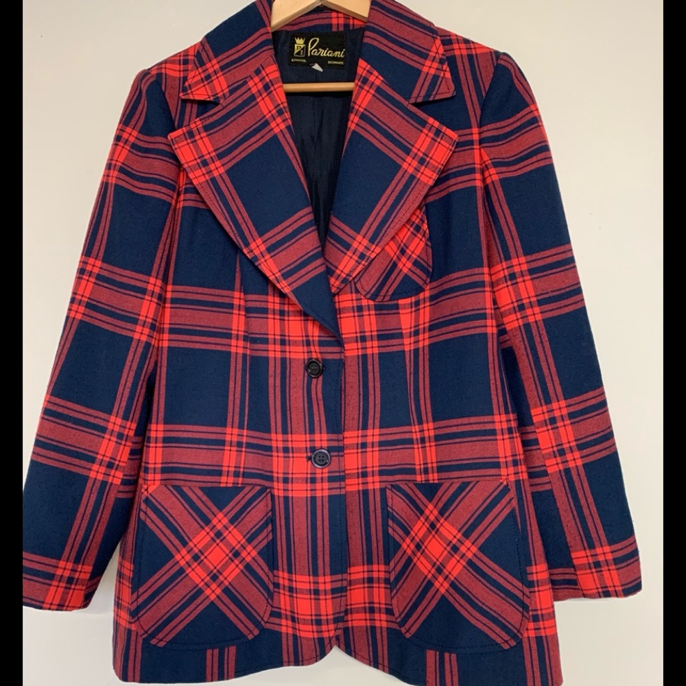 Vintage Plad Pariani Riding Jacket